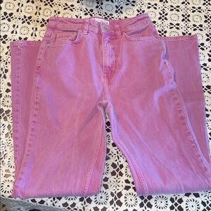 Zara Purple  Straight Leg Women's Jeans